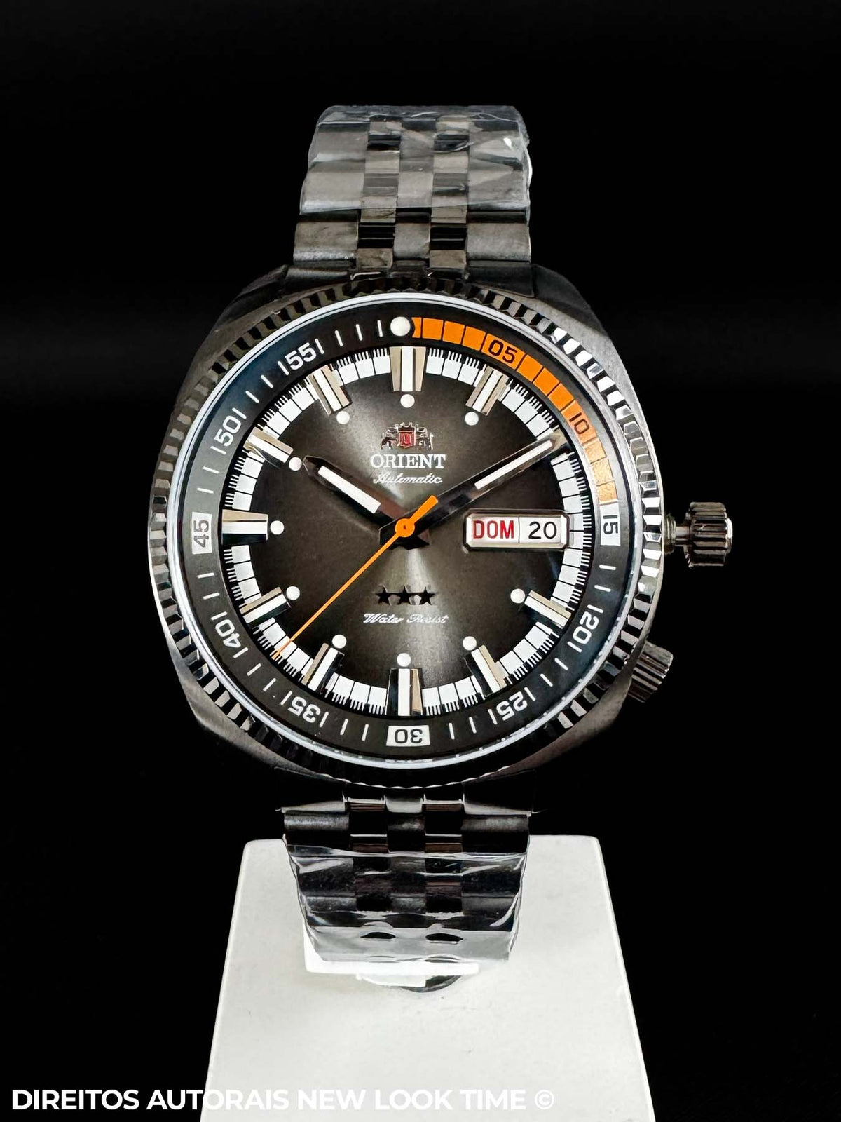 Relógio ORIENT Automático Heritage King Diver YN6PP028 *Maracanã