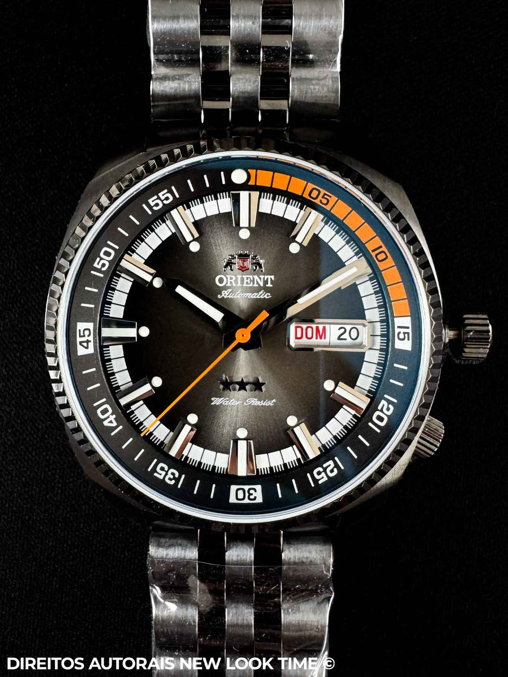 Relógio ORIENT Automático Heritage King Diver YN6PP028 *Maracanã