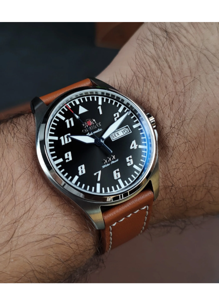 Relógio ORIENT Sport Air Pilot Automatico 3 Estrelas YN6SC010
