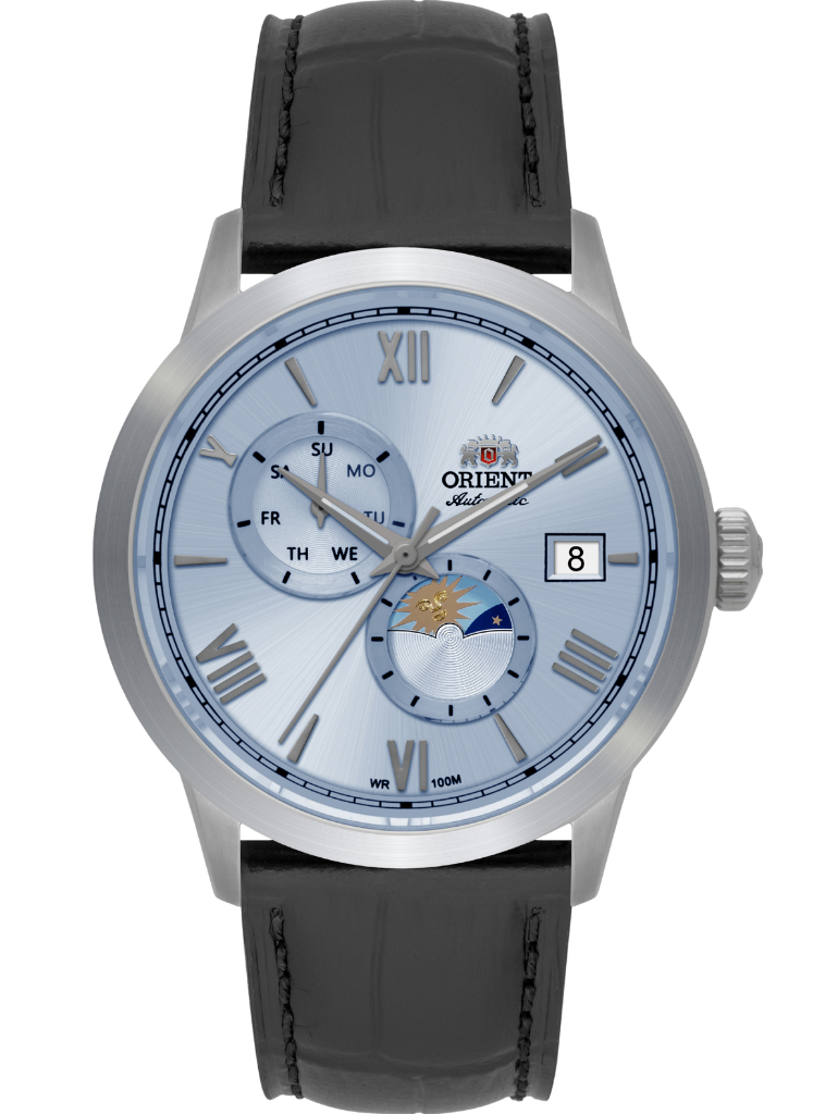 Relógio ORIENT Special Calibers Automático Sun and Moon YN6SC034 A3PX