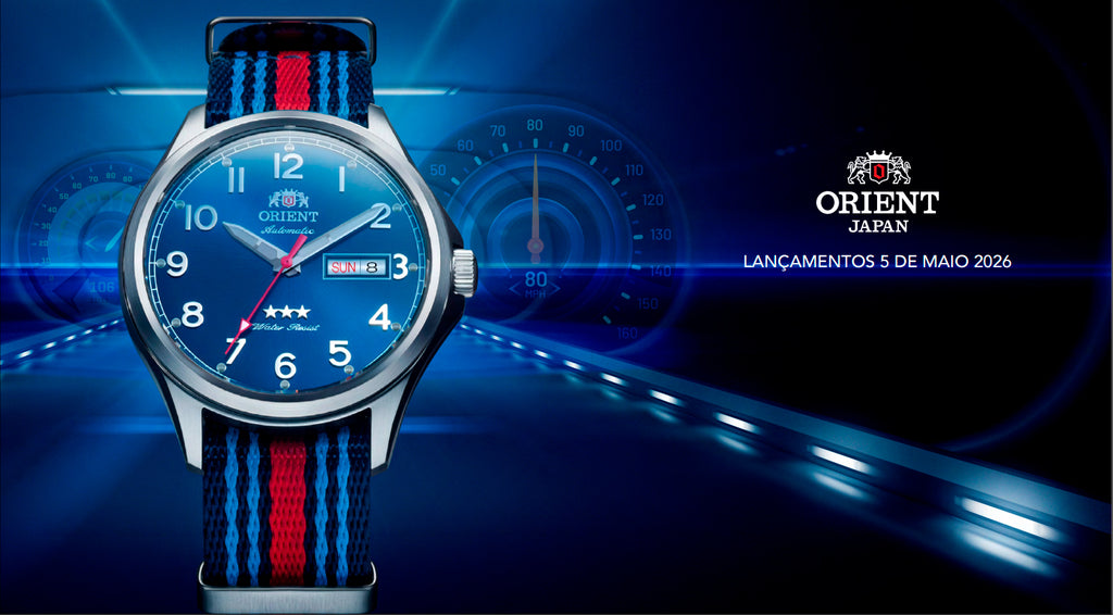 Relógio ORIENT Automático Sport Land YN6SN009 *Porsche Martini Ed. Ltda