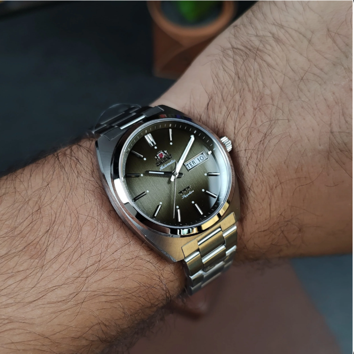Relógio ORIENT Automático 3 Estrelas Heritage YN6SS001