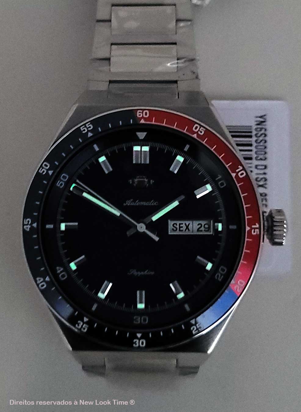 Relógio ORIENT Automático 3 Estrelas Heritage YN6SS003 D1SX