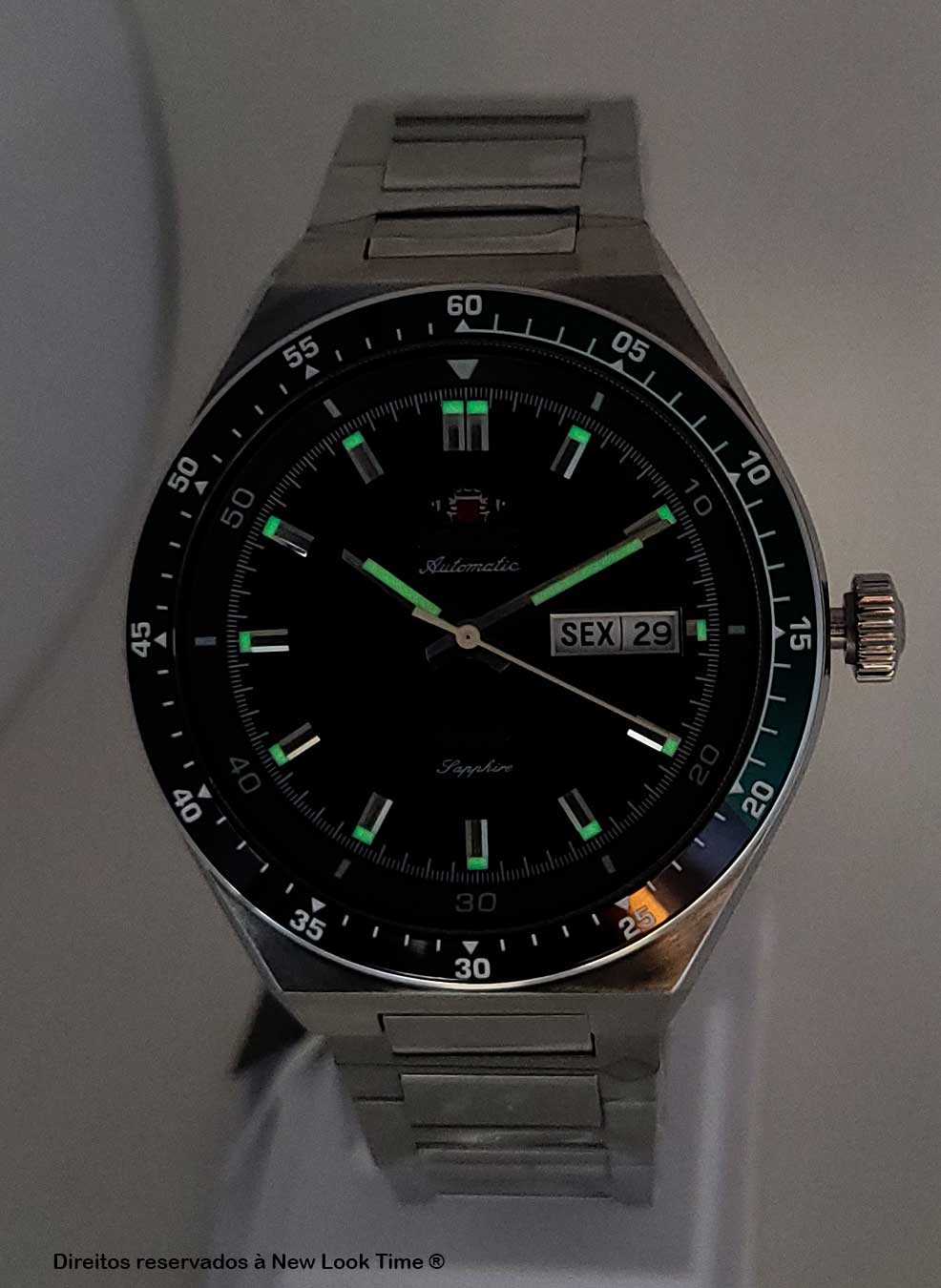 Relógio ORIENT Automático 3 Estrelas Heritage YN6SS003 PESX