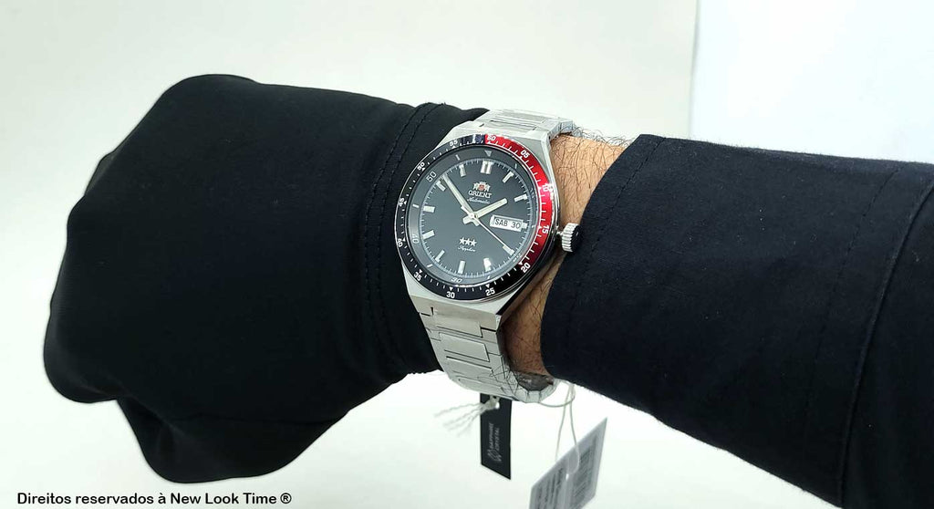 Relógio ORIENT Automático 3 Estrelas Heritage YN6SS003 PVSX