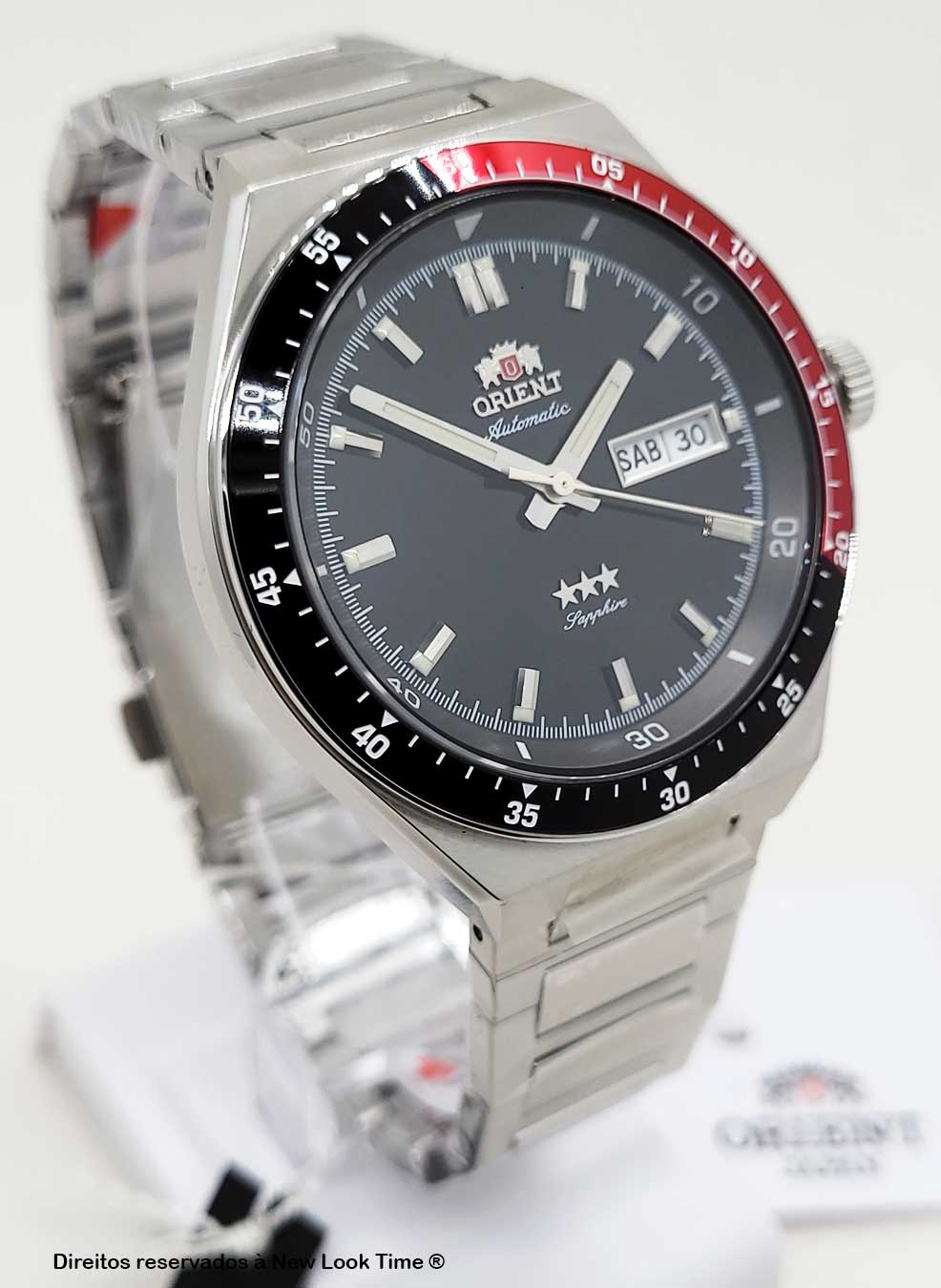 Relógio ORIENT Automático 3 Estrelas Heritage YN6SS003 PVSX