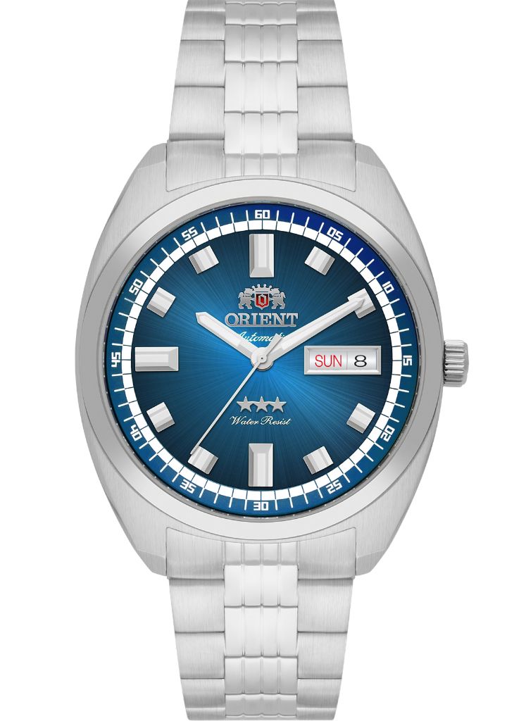 Relógio ORIENT Automático 3 Estrelas Heritage YN6SS004 *Safira
