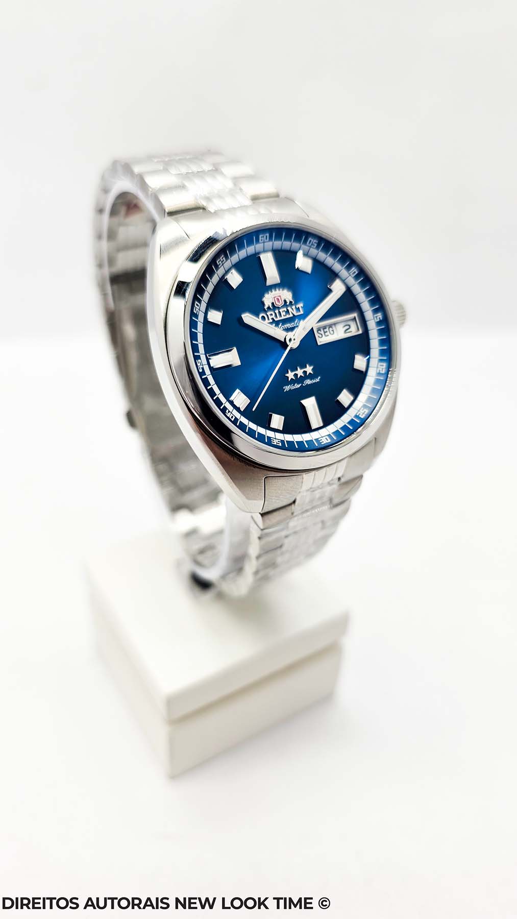 Relógio ORIENT Automático 3 Estrelas Heritage YN6SS004 *Safira