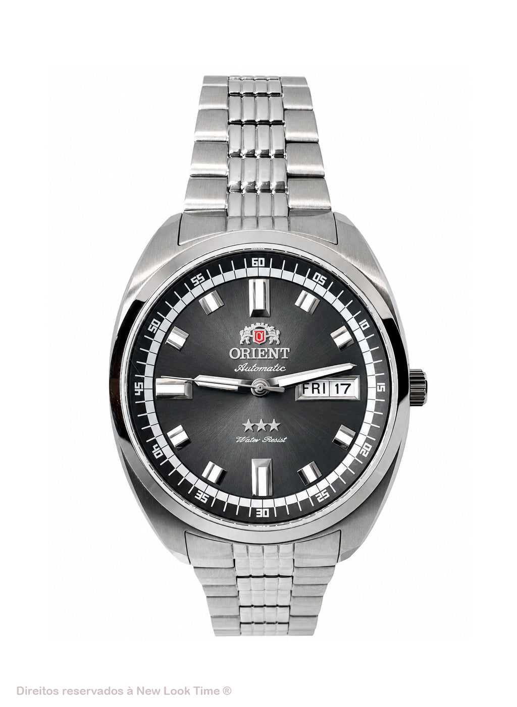 Relógio ORIENT Automático 3 Estrelas Heritage YN6SS004 P1SX *Safira