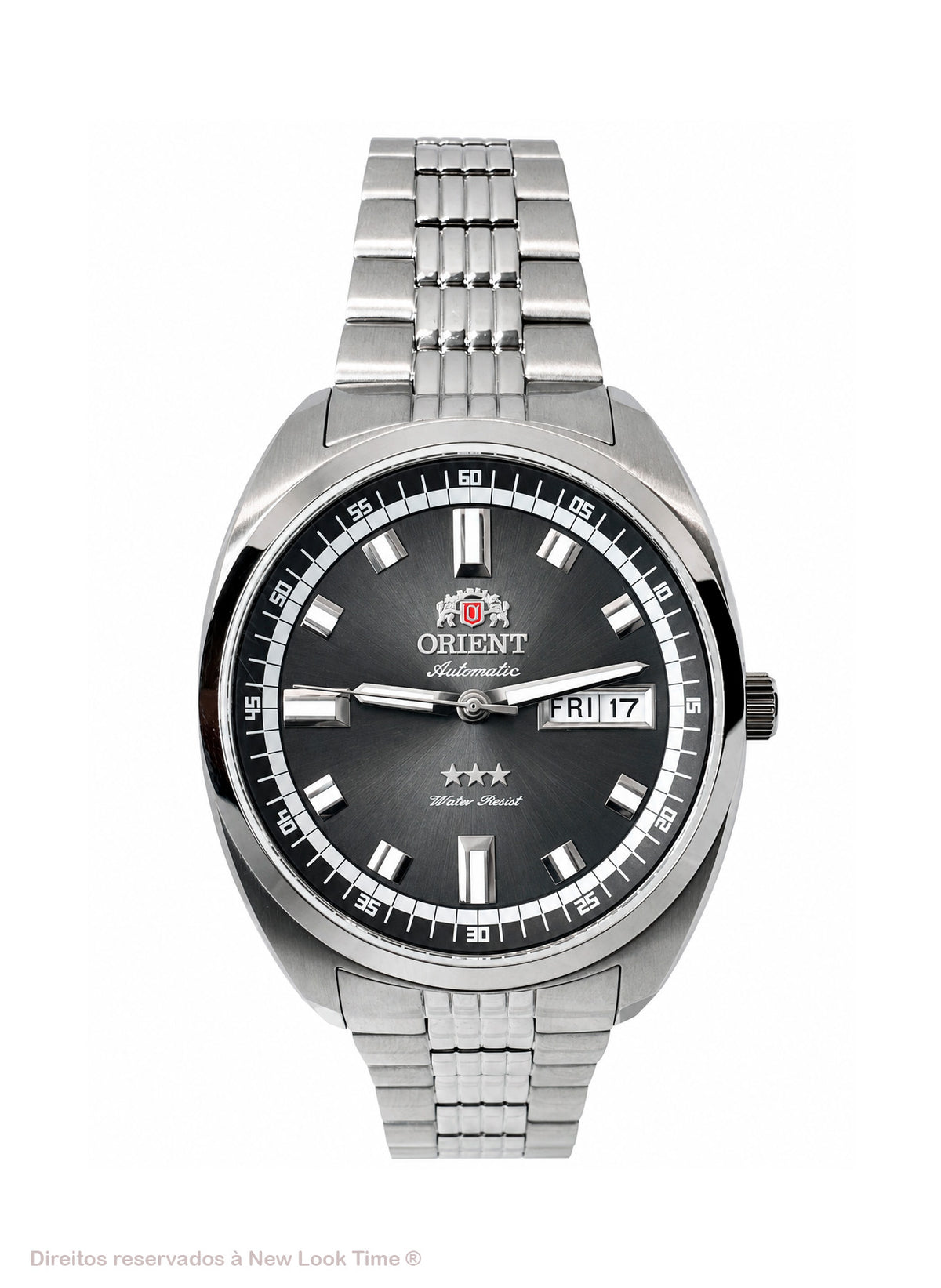 Relógio ORIENT Automático 3 Estrelas Heritage YN6SS004 P1SX *Safira