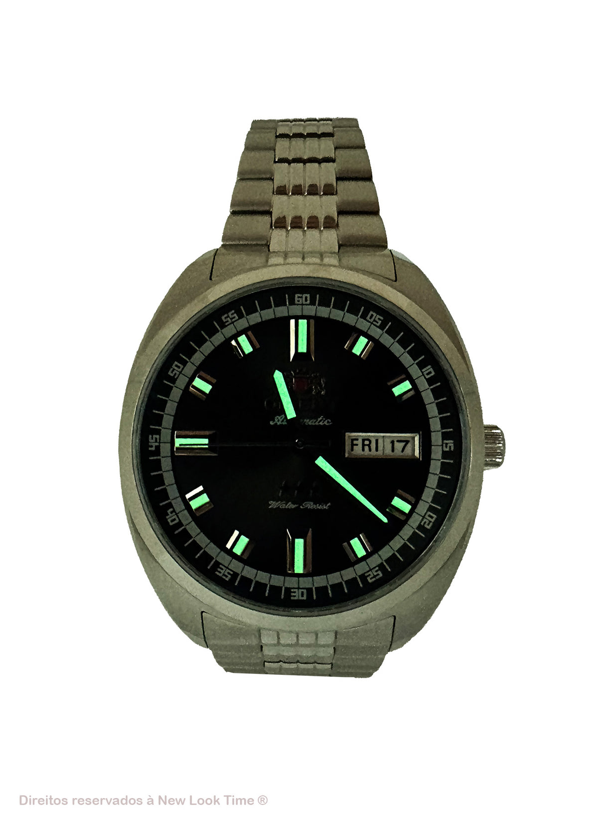 Relógio ORIENT Automático 3 Estrelas Heritage YN6SS004 P1SX *Safira