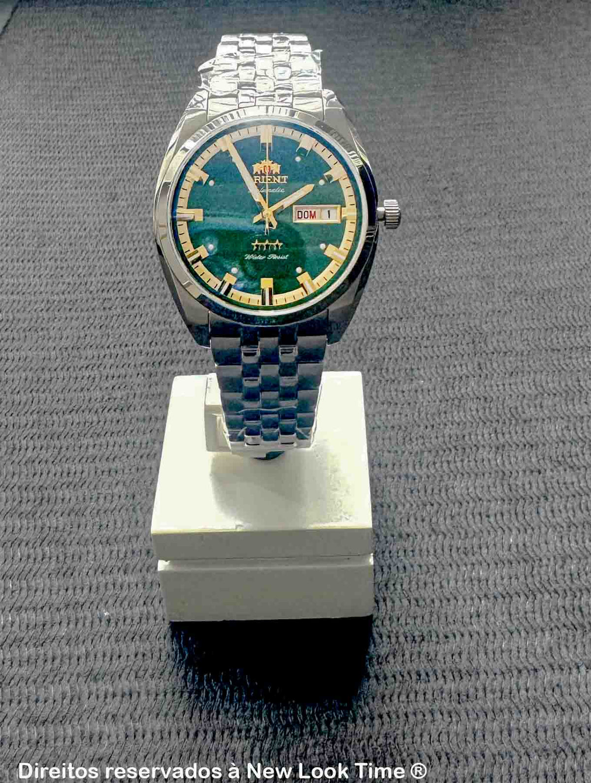 Relógio ORIENT Automático 3 Estrelas Heritage YN6SS019 E1SX *Safira