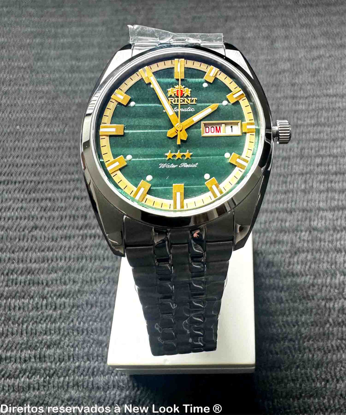 Relógio ORIENT Automático 3 Estrelas Heritage YN6SS019 E1SX *Safira