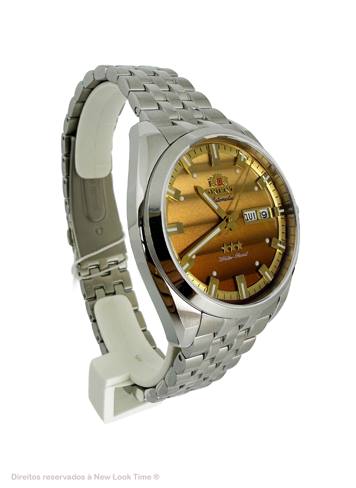 Relógio ORIENT Automático 3 Estrelas Heritage YN6SS019 N1SX *Safira