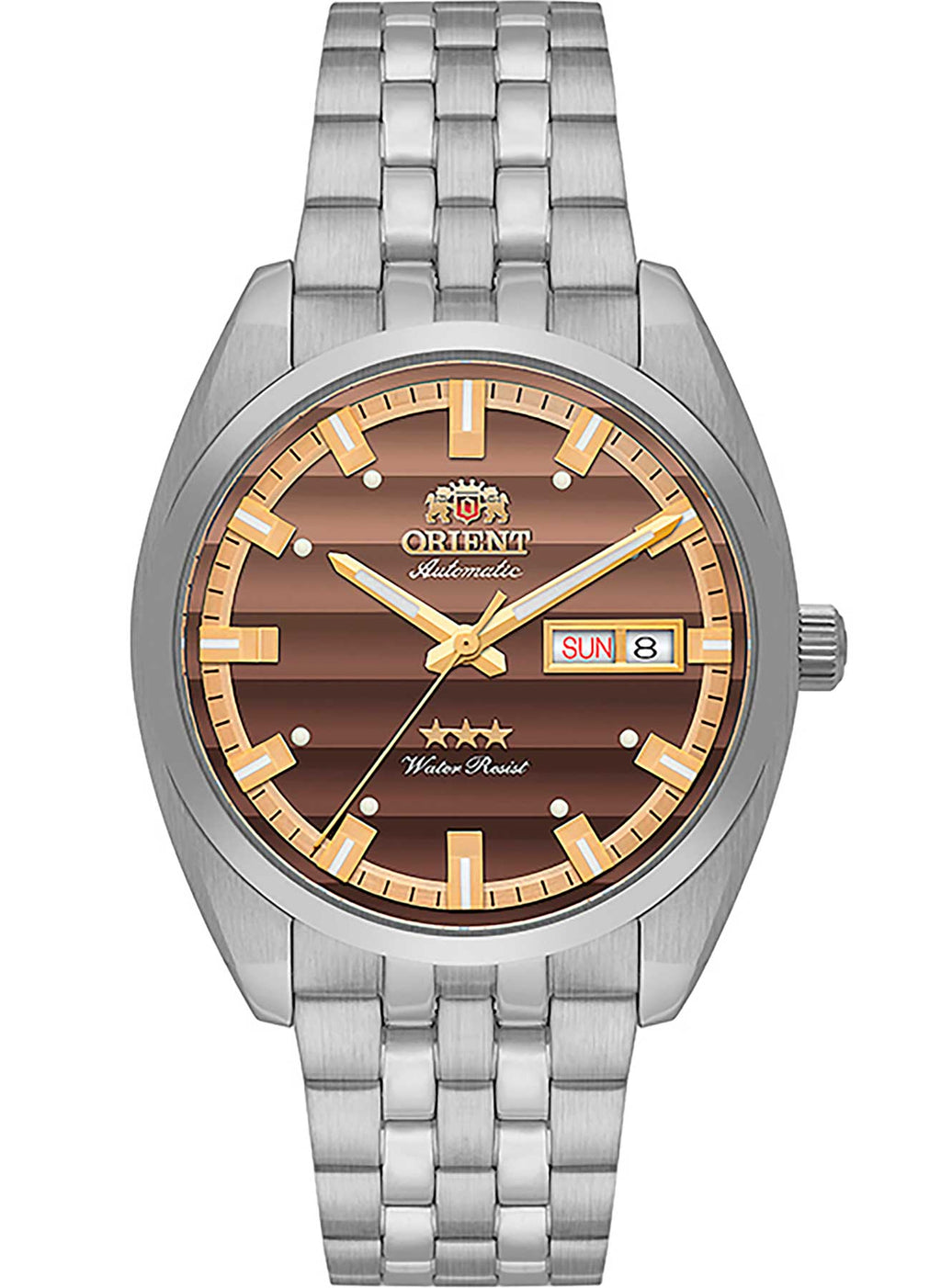 Relógio ORIENT Automático 3 Estrelas Heritage YN6SS019 N1SX *Safira