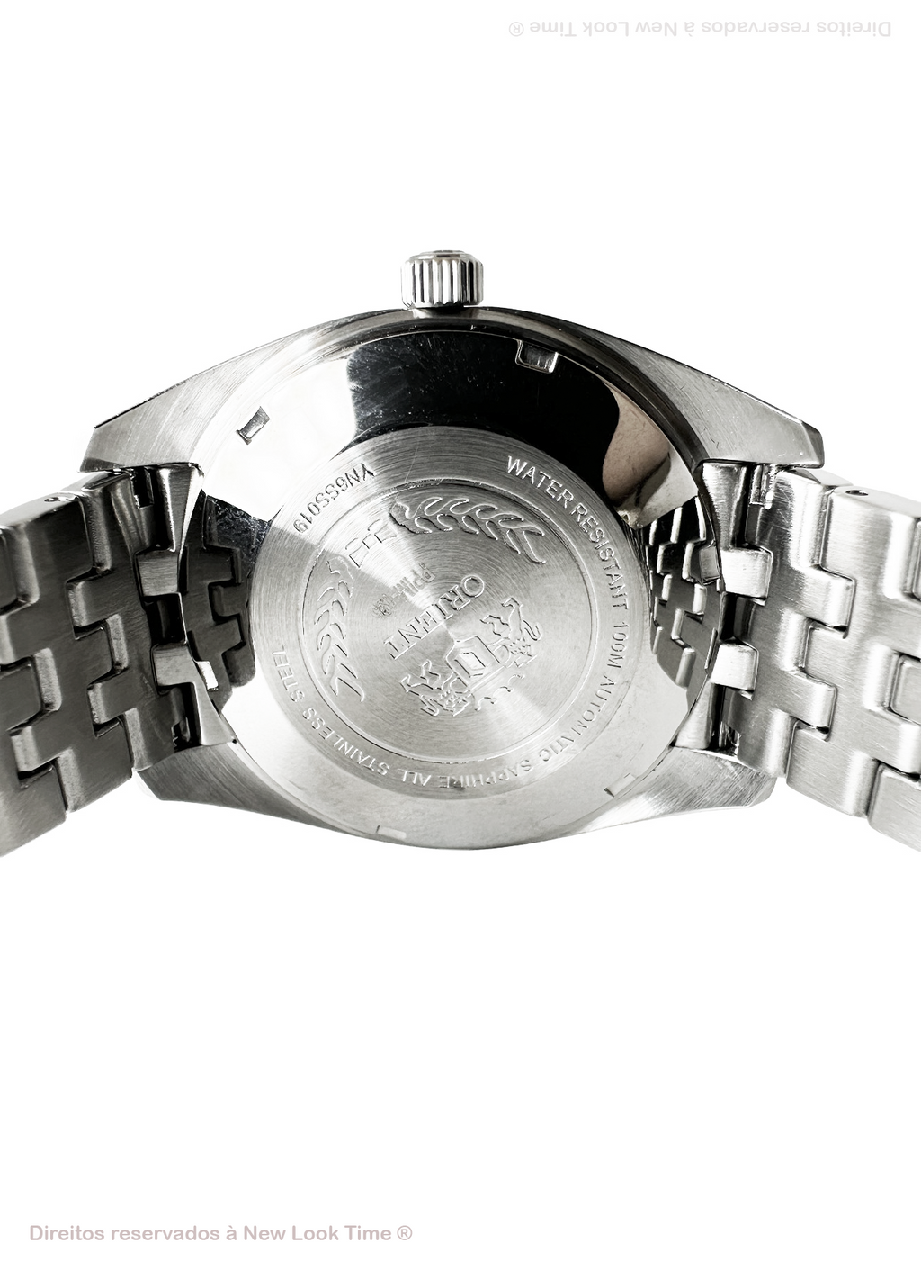 Relógio ORIENT Automático 3 Estrelas Heritage YN6SS019 N1SX *Safira