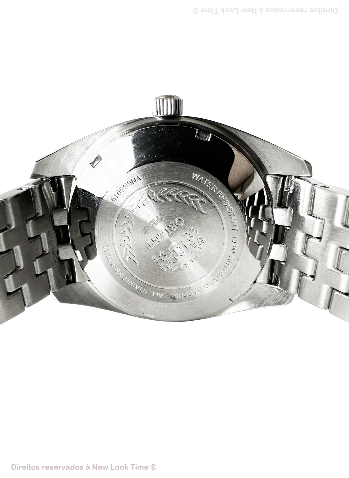 Relógio ORIENT Automático 3 Estrelas Heritage YN6SS019 N1SX *Safira