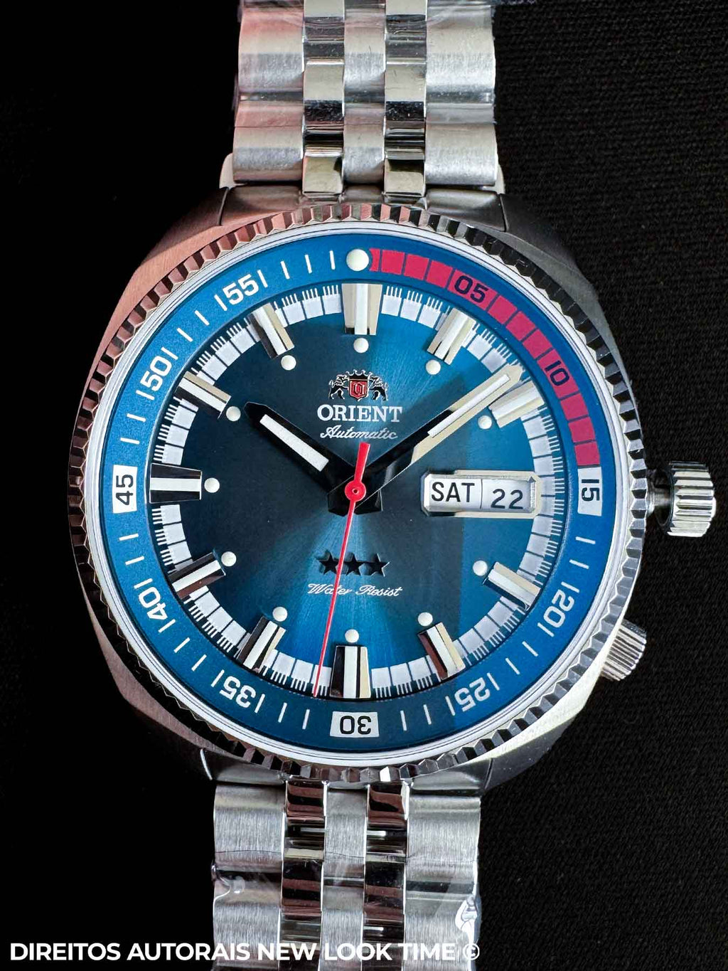 Relógio ORIENT Automático Heritage King Diver YN6SS028 *Maracanã