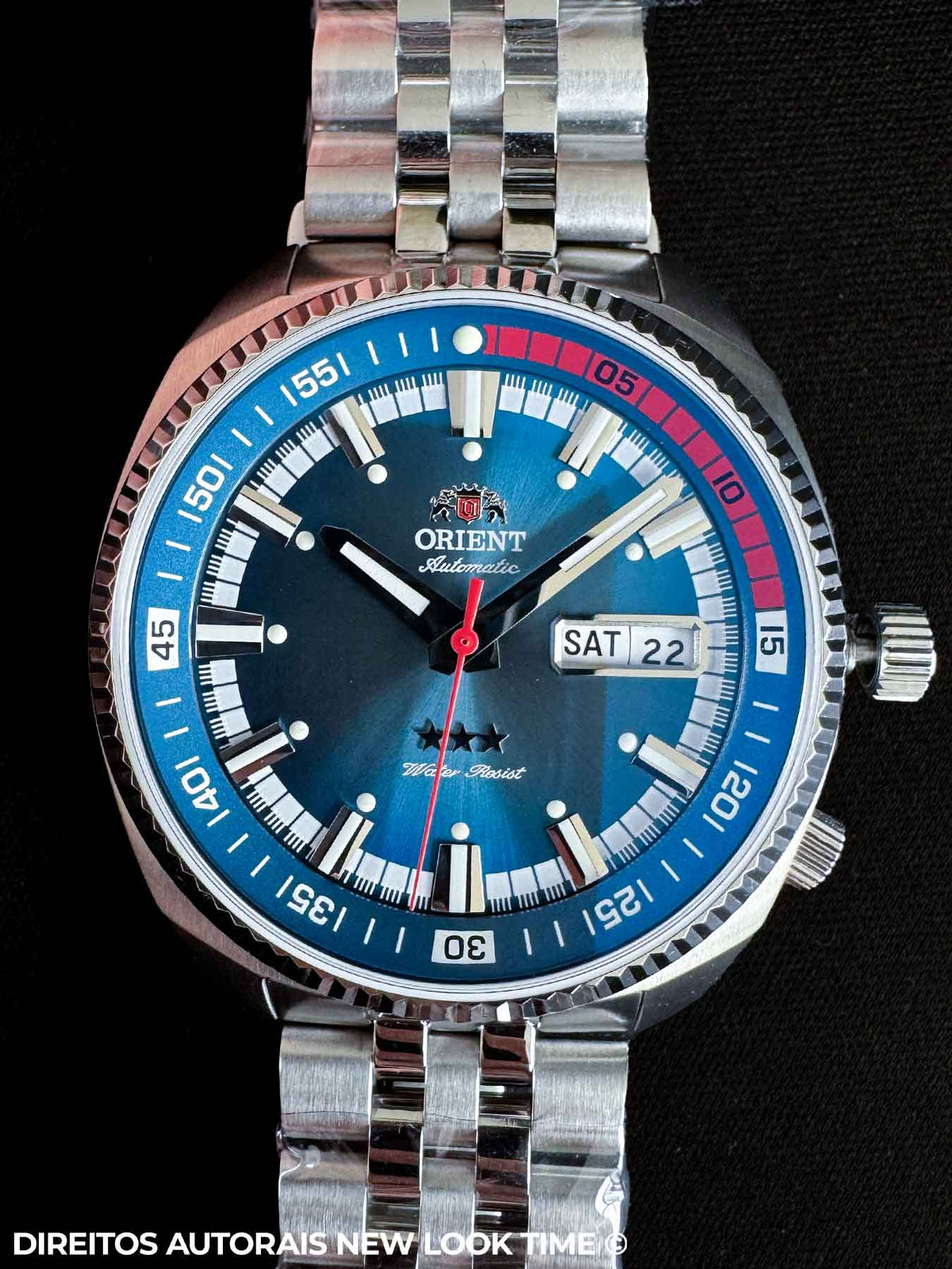 Relógio ORIENT Automático Heritage King Diver YN6SS028 *Maracanã