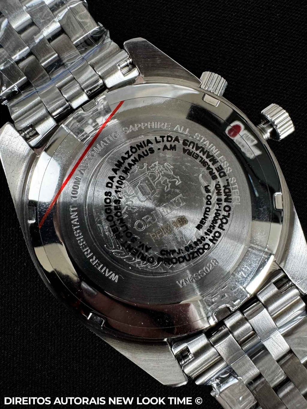 Relógio ORIENT Automático Heritage King Diver YN6SS028 *Maracanã