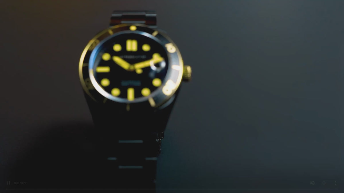 Relógio SPINNAKER Automático Black & Gold CROFT MID-SP-5100-33 *40mm