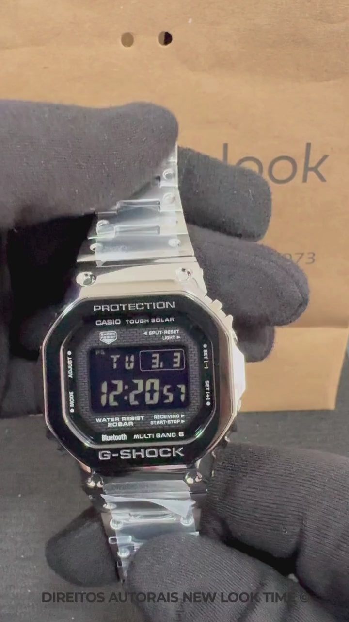 Relógio Casio G-SHOCK *Tough Solar e Bluetooth GMW-B5000BT-1DR