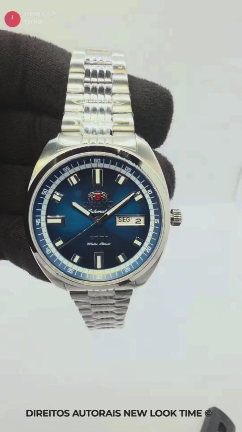 Relógio ORIENT Automático 3 Estrelas Heritage YN6SS004 *Safira