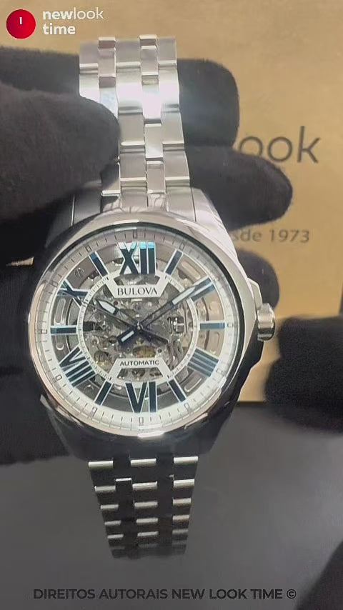 Relógio BULOVA Automático Sutton Skeleton 96A187