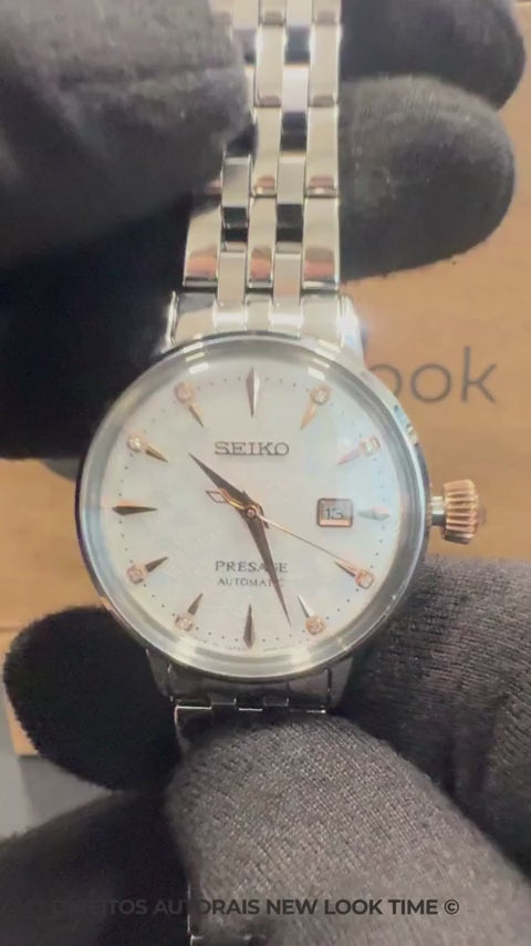 Relógio SEIKO Feminino Presage Automático Cocktail Time SRE009J1
