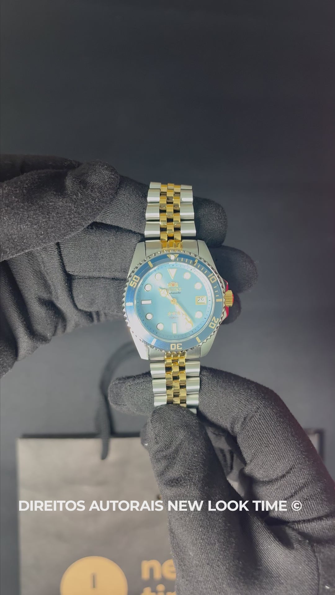 Relógio ORIENT Automático Submariner YN6TT023 A1SK *39mm