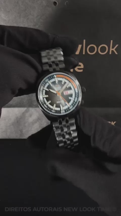 Relógio ORIENT Automático Heritage King Diver YN6PP028 *Maracanã