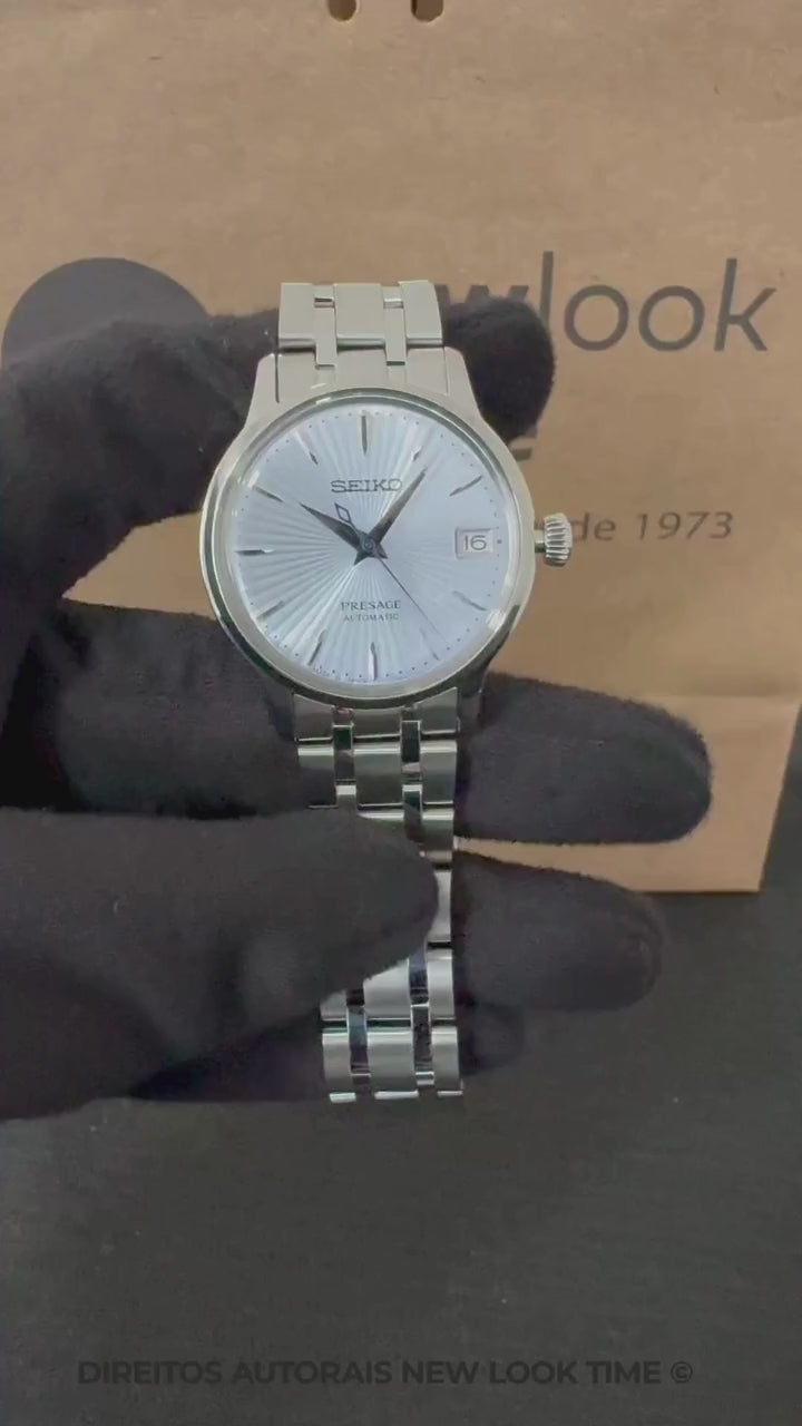 Relógio SEIKO Feminino Presage Automático Cocktail Time SRP841J1 *Made In Japan