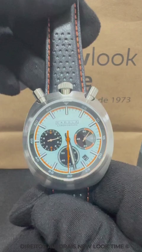 Relógio Cadola Testa Di Toro Chronograph Horizonte Turbo CD-1058-08