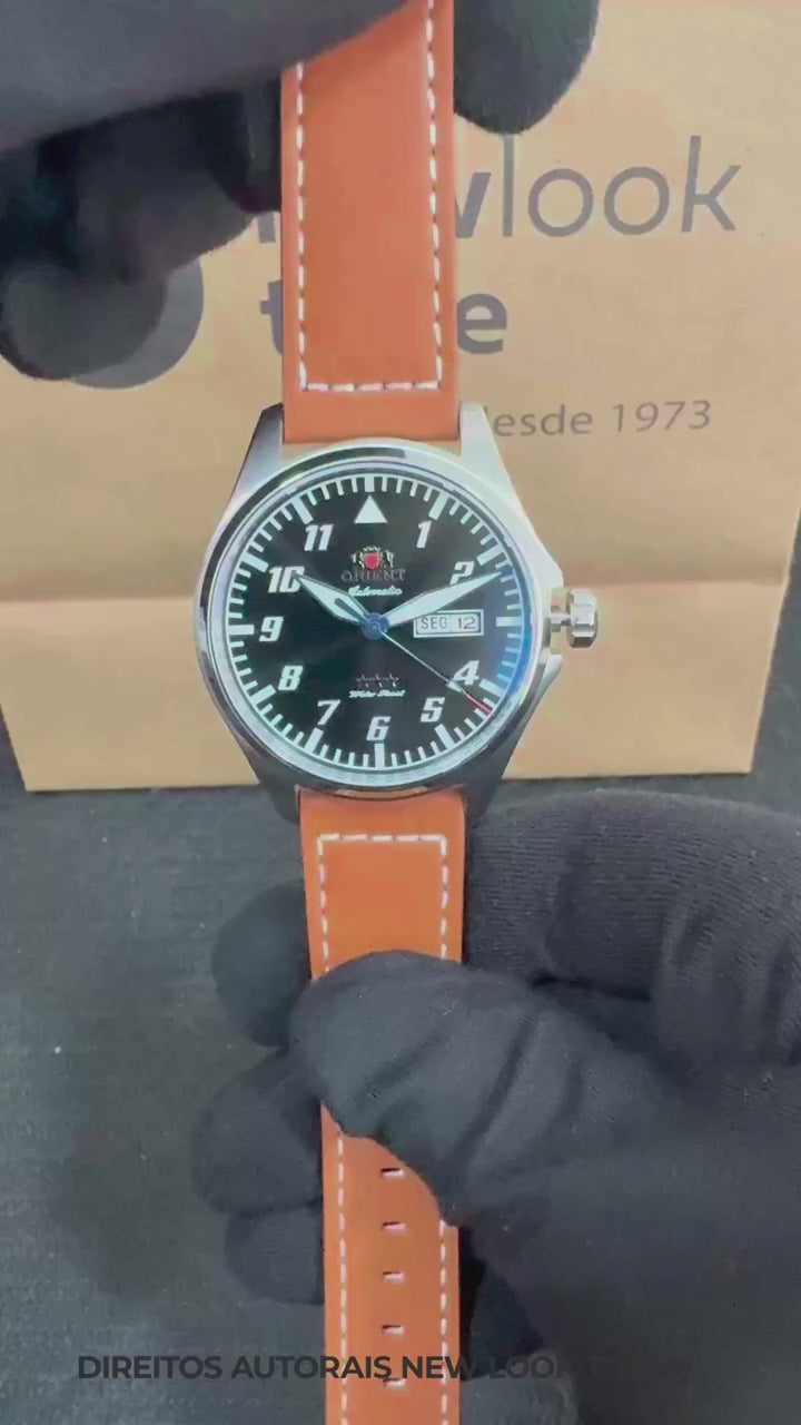Relógio ORIENT Sport Air Pilot Automatico 3 Estrelas YN6SC010