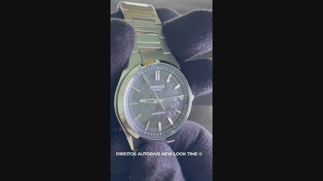Relógio CASIO Edifice Automático EFK-110D-1ADR *Safira