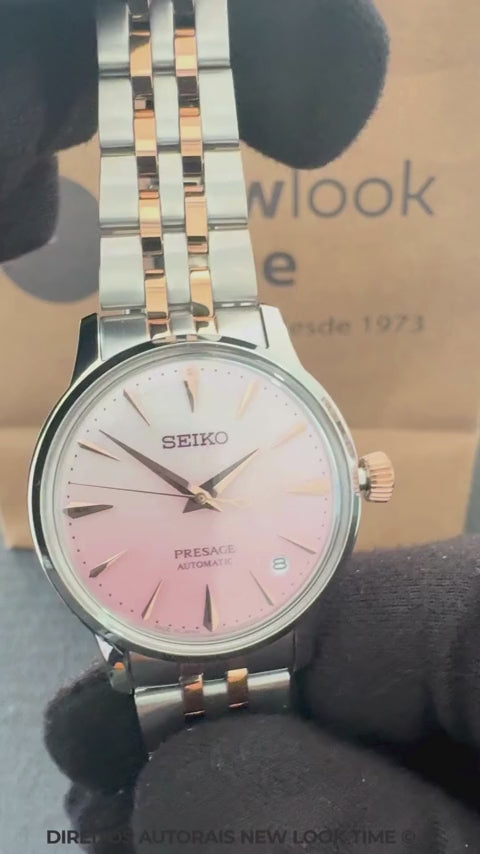 Relógio SEIKO Feminino Presage Automático Cocktail Time SRPM06J1