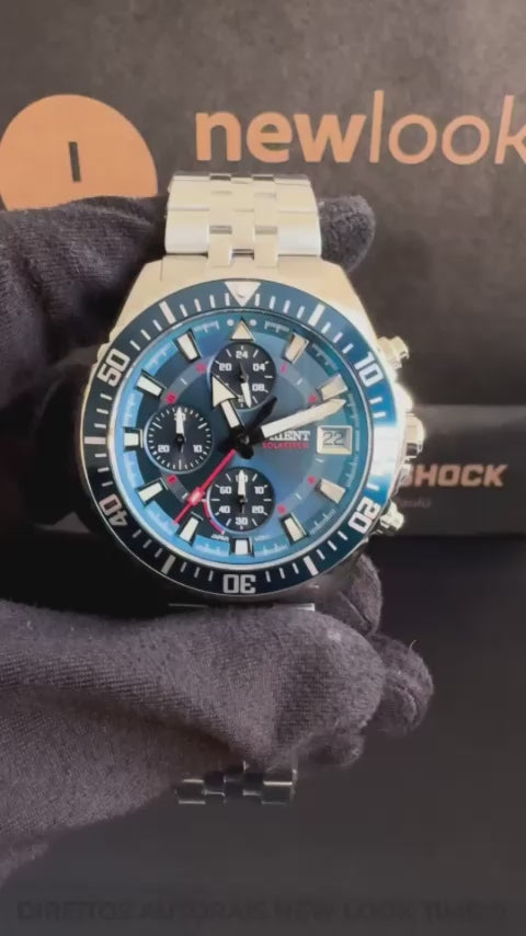 Relógio ORIENT SolarTech Elite Air MBSSC310 D1SX