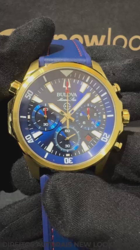 Relógio BULOVA Masculino Marine Star Cronógrafo 97B168