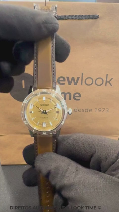 Relógio SEIKO Presage Automático Style 60's SRPL75J1 *Made in Japan