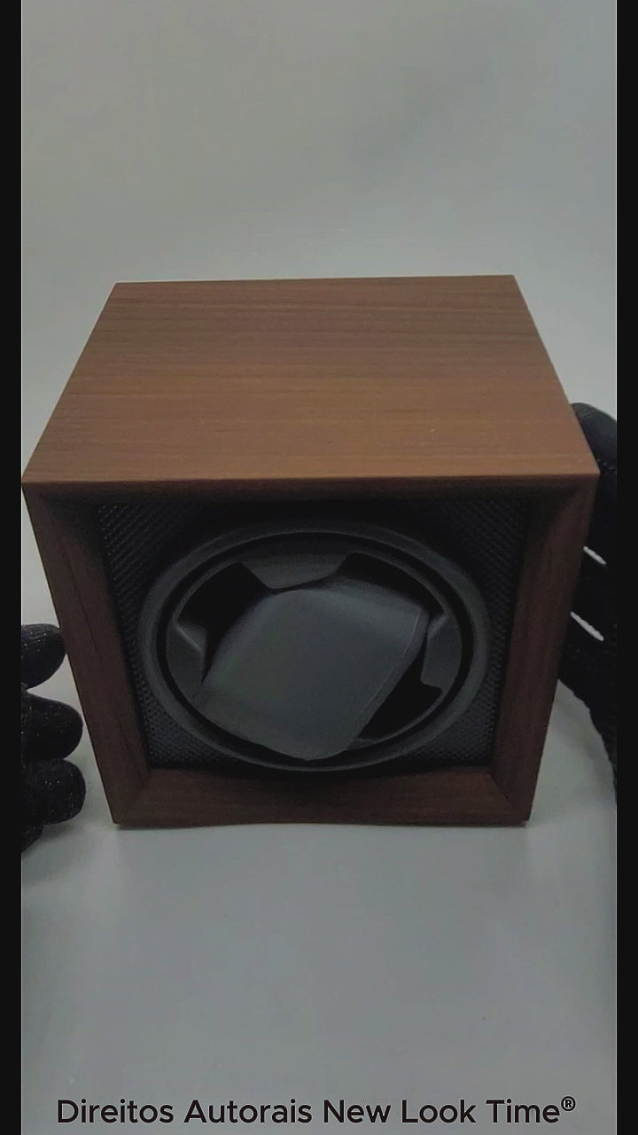 Estojo Simples em Madeira para Relógios Automáticos *Watch Winder