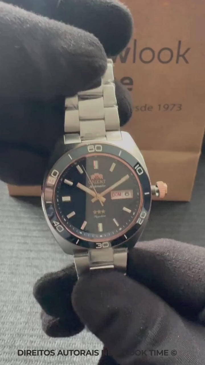 Relógio ORIENT Automático 3 Estrelas Elegance YN6MM017 D1SX